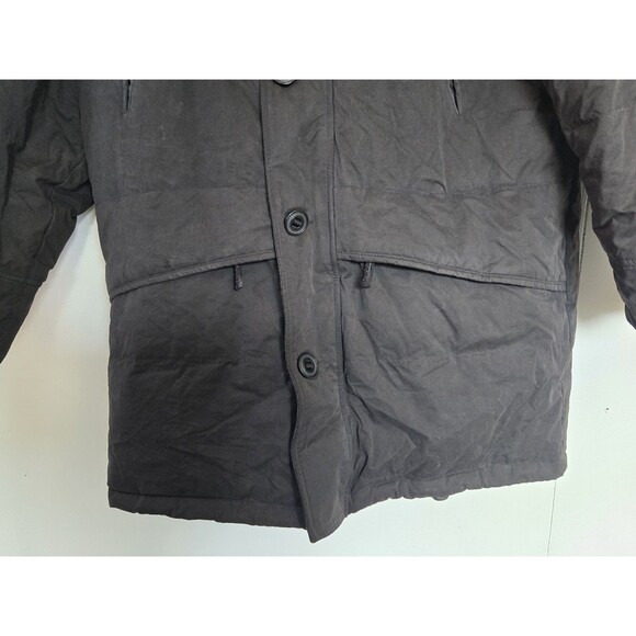 Nautica Coat Mens M Black‎ Down Puffer Outdoor Winter Warm Fall Full Zip - Picture 3 of 10